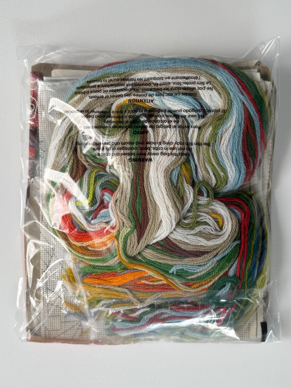 Vintage Spinnerin "American Primitive" Needlepoint Kit - Picture 4 of 6